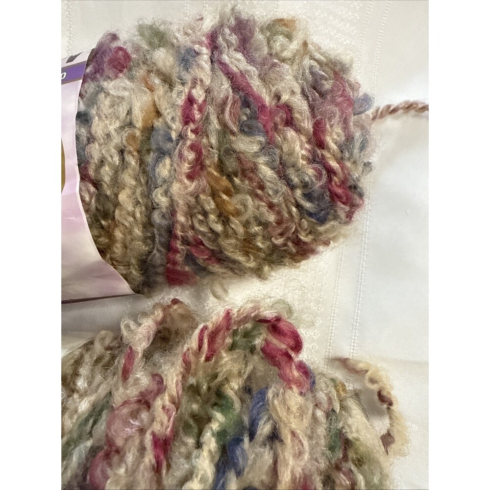 Red Heart Light & Lofty Cappuccino & Cape Cod Multi Lot of 2 - Picture 10 of 11